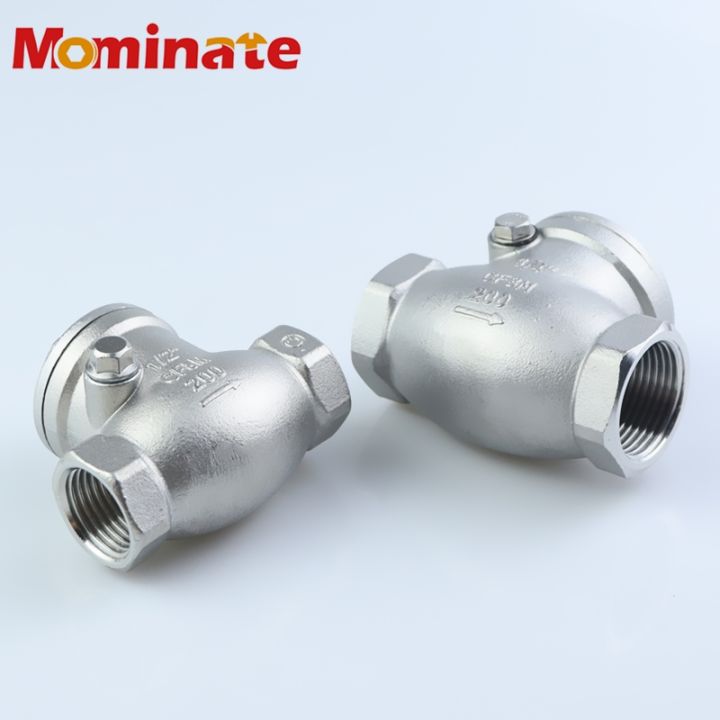 stainless-steel-wire-mouth-horizontal-non-return-valve-304-stainless-steel-female-thread-swing-check-valve-1-2-quot-3-4-quot-1-quot-1-1-4-quot