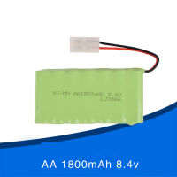 แบตเตอรี่ แบตเตอรี่รถบังคับ Ni-MH 8.4V 1800 mAhเต็ม แจ็ค KET-2P