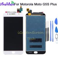 AAA ++ 5.5 สำหรับ Motorola Moto G5S Plus หน้าจอ LCD ดิสเพลย์ด้วยอะไหล่ทดแทนประกอบ Digitizer กระจกสัมผัส + เครื่องมือ