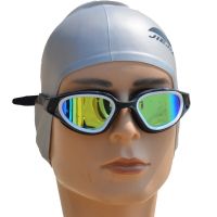 Swimming Goggles Electroplated Colorful Anti-Fog Glasses Waterproof Swim Eyewear Water Silicone