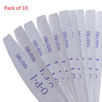 ❤️HJ 10pcs/Lot Wooden Nail Files Professional Nail Buffer 100/180 Wood Nail File