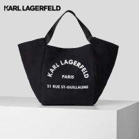KARL LAGERFELD RUE ST-GUILLAUME CANVAS SHOPPER 221W3018 กระเป๋าผ้า