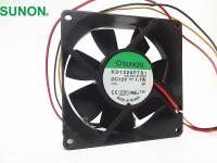 【YD】 KD1208PTB1 8025 12V 1.7W 2 wire 80mm double ball fan cooling SUNON