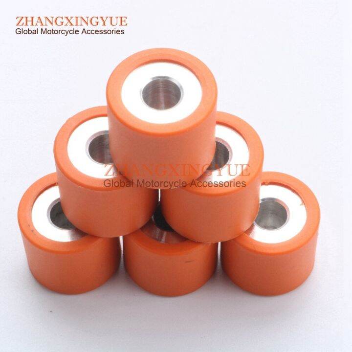 6pc-variator-rollers-roller-weights-19-x-17mm-5g-7g-9g-for-piaggio-125-hexagon-liberty-skipper-vespa-lx125-150-liberty-x8-x9