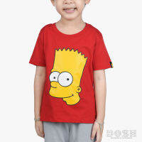 DOSH BOYS T-SHIRTS THE SIMPSONS เสื้อยืคอกลม แขนสั้น  เด็กผู้ชาย DSIBT5040-RE