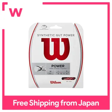 Buy Wilson Synthetic Gut Power 16 Reel - Red Tennis String - 16