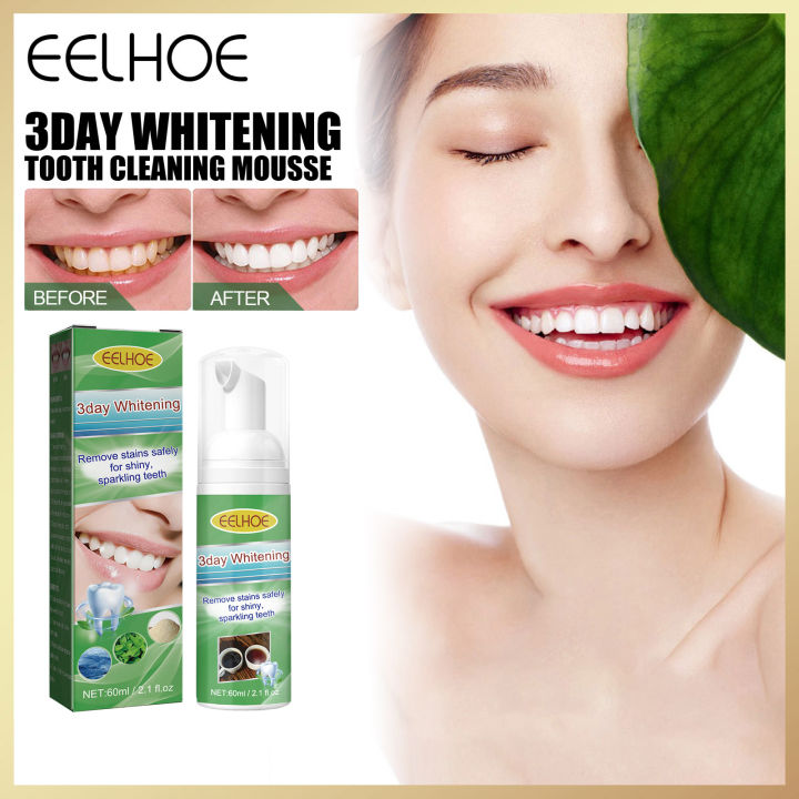 Eelhoe 3days Whitening Tooth Cleaning Mousse Nourishing Remove Stains ...