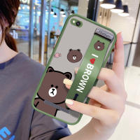 UCUC เคสโทรศัพท์เคสสำหรับเซียวมี่เซียวมี่เรดมี่4A กันกระแทก Frosted กลับการ์ตูนกระเป๋าหมี (สายรัดข้อมือ) Soft Edge Full ฝาครอบเลนส์ป้องกันเลนส์โทรศัพท์บางเฉียบกรณี