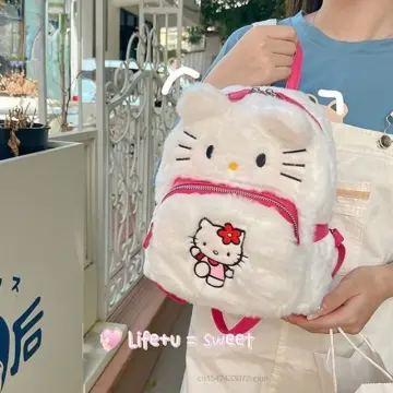 Sanrio Cinnamoroll Fashion Kawaii Backpack Y2k Girl Vintage Aesthetic  Shoulder Bags Women Miniso Casual Handbags Accessories Bag