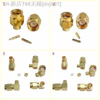 【CW】✻  10pcs/lot Male RP-SMA Jack Plug Solder Semi-Rigid for RG402 Gold Plated