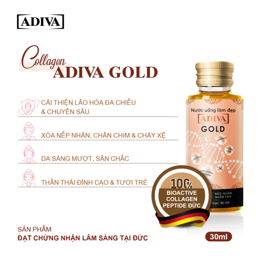 Combo 02 hộp nước uống làm đẹp gold adiva collagen - ảnh sản phẩm 7