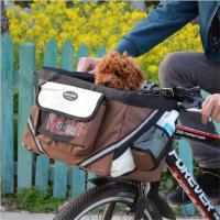 Bicycle Carrier Cat Dog Bicycle Bag Bike Removable Basket Handlebar Front Basket Small Cat Dog Carrier For Travel Shopping