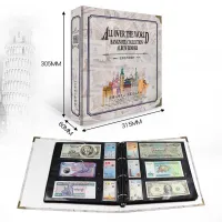 【LZ】 All Over The World Banknotes Collection Album Binder PCCB Paper Book Label-type Collection Loose-leaf World Countries Labels