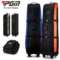 [PGM GOLF] ถุงคลุมถุงกอล์ฟขึ้นเครื่องบิน แบบมีล้อลาก พับเก็บง่าย PGM HKB010 Golf Travel Cover Bag จัดส่งฟรีทั่วประเทศ