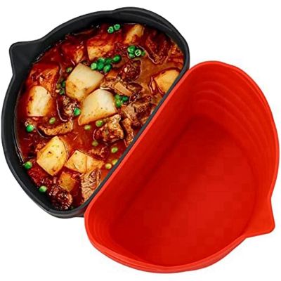 Silicone Slow Cooker Liners Silicone Insert for Crock Pots Resuable &amp; Leakproof Cooking Liner