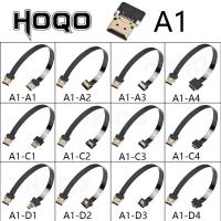 Super soft short fpc ffc HDMI cord ultra thin flat fpv HDMI Cable flexible mini hd to micro hd ribbon wire Wires  Leads Adapters