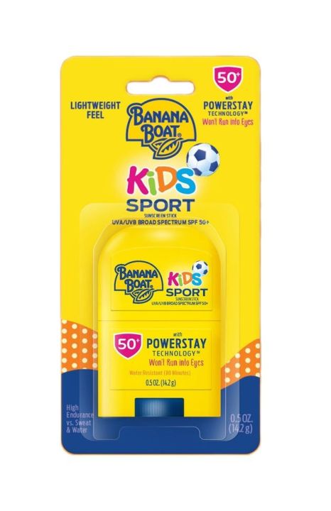 ครีมกันแดดสำหรับเด็ก-banana-boat-kids-sport-sunscreen-stick-spf50-ครีมกันแดดในรูปแบบแท่ง-ใช้งานง่าย-ของแท้จากusa