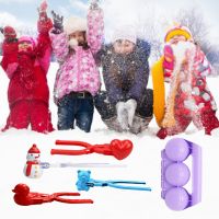 Snowman Shape Snowball Maker Clip Winter Snow Sand Ball Shovel Mold Tool Snow Toys Kit Kids Outdoor Throw Snowball Sports Toys