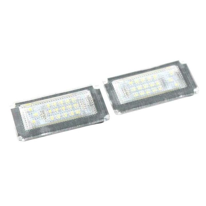 2ชิ้นไฟป้ายทะเบียน-led-6000k-สีขาวสำหรับ-bmw-mini-สำหรับ-cooper-s-r53-2001-2006