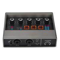 TEYUN Echo Effects 2 Channel Audio Interface PC บันทึกสตูดิโอสำหรับกีตาร์ไฟฟ้าการ์ดเสียงภายนอก48V Live Podcast Q16