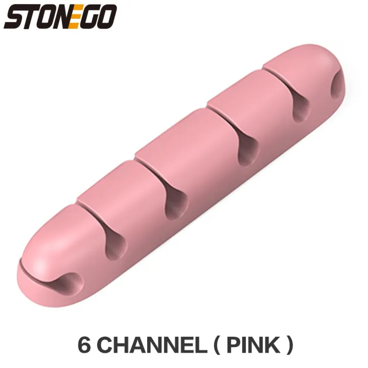 stonego-cable-organizer-silicone-usb-cable-winder-desktop-tidy-management-clips-cable-holder-for-mouse-headphone-electrical-connectors