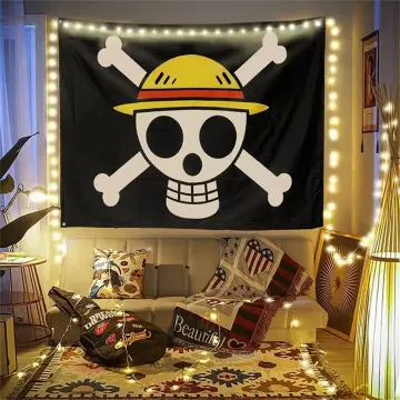 SKY FLAG pirate Monkey D. Luffy Skull Flag 90*150CM Polyester