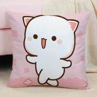 Cat shaped peach shaped simulated pillow box 45 * 45 Hiasan kamar game pillow box 45X45cm