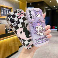 เคส LIFEBELLE สำหรับ Realme GT 5G เคสโทรศัพท์แบบนิ่มลายการ์ตูนกระต่ายนักบินอวกาศสุนัขเคสซิลิโคนแบบนุ่มขอบหยักเคสป้องกันฝาหลังกันกระแทก Kulomi Girl