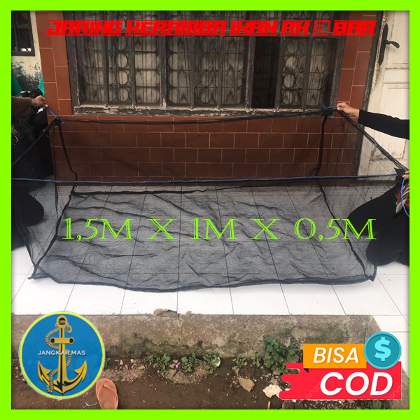 Jangkar Mas - Keramba apung waring jaring ikan RK anti geser 3 bar siap ...