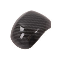 Carbon Fiber Car Gear Shift Knob Head Cover Trim Frame Sticker Interior Accessories for Hyundai Santa Fe 2019 2020,ABS