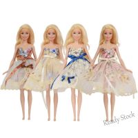 【Ready Stock】 ☎✳✿ C30 30cm Barbie doll clothes girl toys evening gown 11 inch princess doll dress accessories