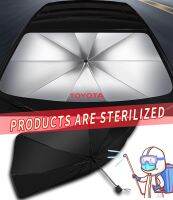 Car Windshield Sunshades with Logo Foldable Sun Visor Umbrella For Toyota 4Runner 2010-  for Toyota Interior Accessories