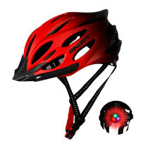 BIKEBOY หมวกกันน็อคจักรยานสำหรับขี่จักรยาน Ultralight Intergrally-Molded Mountain Road Helmet Breathable Bike Safety Helmets With Taillight