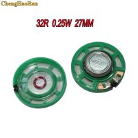 ✺☼ ChengHaoRan 5pcs New Green Ultra-thin Mini speaker 32 ohms 0.25 watt 0.25W 32R speaker Diameter 27MM 2.7CM thickness 9MM