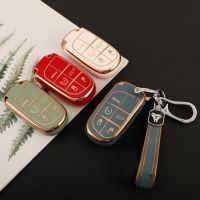 For Jeep WK2 KL BU MP Renegade Grand Cherokee Dodge Ram Charger 200 1500 Challenger Chrysler 300C Journey TPU Car Key Case Cover