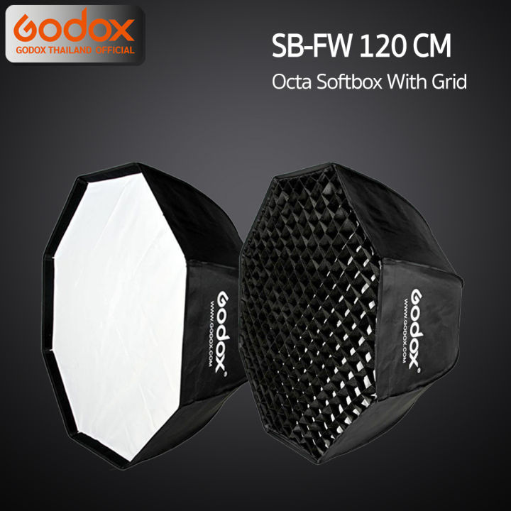 godox-softbox-sb-fw-120-cm-octa-softbox-with-grid-bowen-mount-วิดีโอรีวิว-live-ถ่ายรูปติบัตร-สตูดิโอ