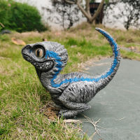 Outdoor Garden Decorations Resin Ornaments Cartoon Sculptures Dinosaur Statues Funny Dinosaur Statues