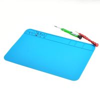 【YF】 300x200mm Repair Pad Insulation Heat-Resistant Silicon Soldering Mat Work Desk Platform Solder Rework Tool Station