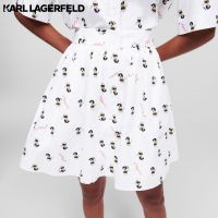 KARL LAGERFELD - DISNEY X KARL LAGERFELD POPLIN SKIRT 231W1290 กระโปรง