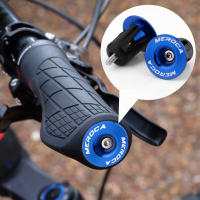 1 pair Bike Grip Handle Bar End Cap Aluminium Alloy MTB Handlebar Grips Plugs Caps for Bicycle Handlebar Accessory