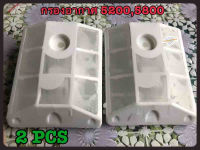 กรองอากาศ 2 ชิ้น/เซ็ต 45cc 52cc 58cc Air Filter สำหรับลูกโซ่จีน 4500 5200 5800 Taurus Timbertech