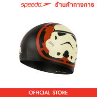 SPEEDO Junior Stormtrooper Slogan Print หมวกว่ายน้ำเด็ก หมวกว่ายน้ำ บริการเก็บเงินปลายทาง สำหรับคุณ