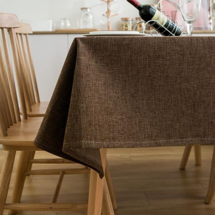 cod-and-linen-tablecloth-coffee-fabric-thickened-simple-fresh-modern-plain
