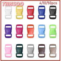 TIINSOO 4/10/50pcs ลดกระหน่ำ 3/8andquot; 10mm อุปกรณ์เสริมสร้อยข้อมือ Paracord พลาสติก หัวเข็มขัดด้านข้าง เครื่องมือกลางแจ้งสายรัด สายคล้องคอสุนัข อะไหล่กระเป๋าค่าย