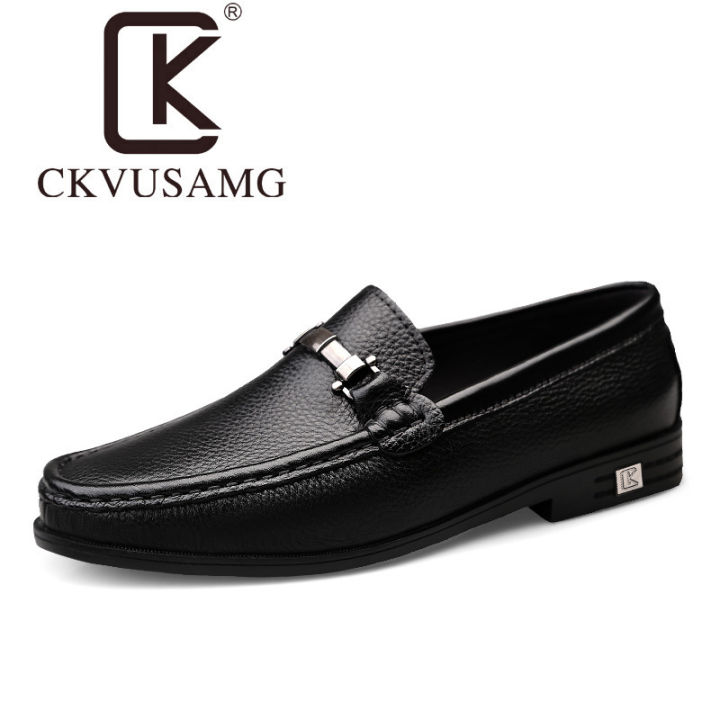yueteng-ckvusamg-แบรนด์หนังวัวชั้นยอดพื้นรองเท้านุ่มและนุ่มธุรกิจทางการแบบลำลองรองเท้าหนังผู้ชาย