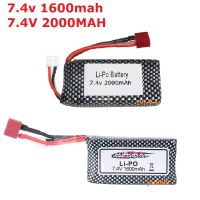 XLHXINLEHONG 9125 Alat Kawalan Jauh Rc Kereta Bahagian Asal 7.4V 1600mah2000May Bateri XLH 9125 Bateri 1600Mah 7.4V