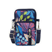 Women Mini Crossbody Bag Diagonal Shoulder Bag Sports Outdoor Lady Arm Bag Leisure Nylon Bag 9 x 6 x 17cm