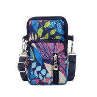 Women Mini Crossbody Bag Diagonal Shoulder Bag Sports Outdoor Lady Arm Bag Leisure Nylon Bag 9 x 6 x 17cm