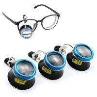 5X 10X 20X Eyeglass Magnifier Clip-On Loupe Magnifying Eyepiece Process Watchmakers Repair