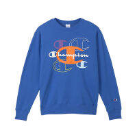 CHAMPION MEN - JP เสื้อสเวตเตอร์ผู้ชาย-ไซส์เอเชีย CREWNECK SWEATSHIRT  C3-U018-340